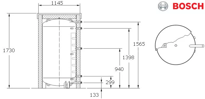 Бойлер Bosch bst 1000/80-5 sre