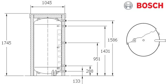 Бойлер Bosch bst 750