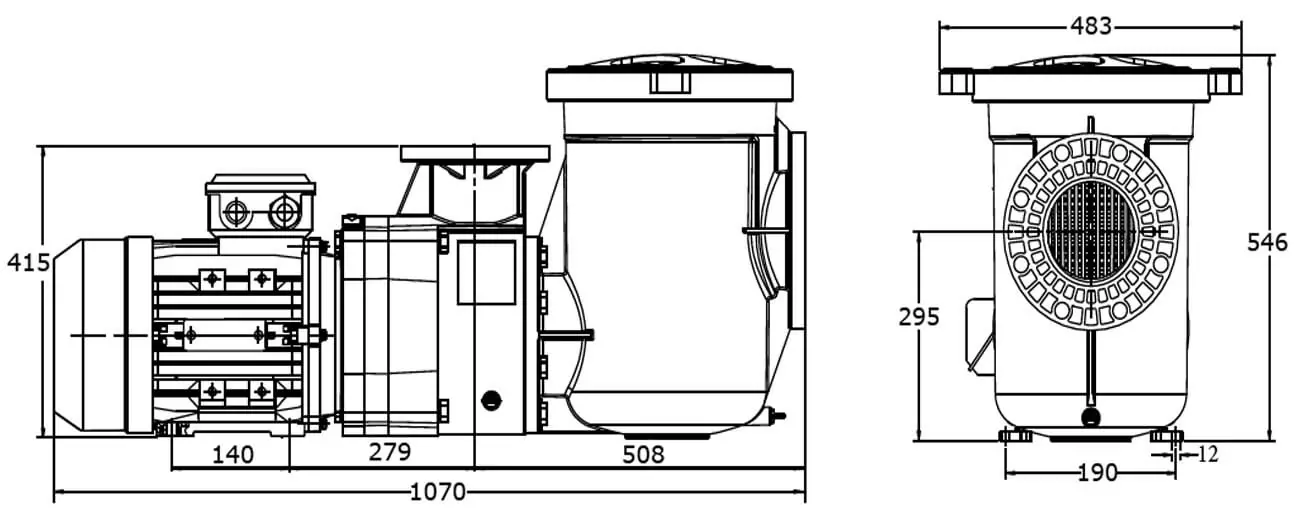 Габарити Aquaviva AQP 7.5