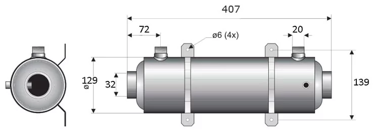 Pahlen Hi-Flow 28 кВт розміри