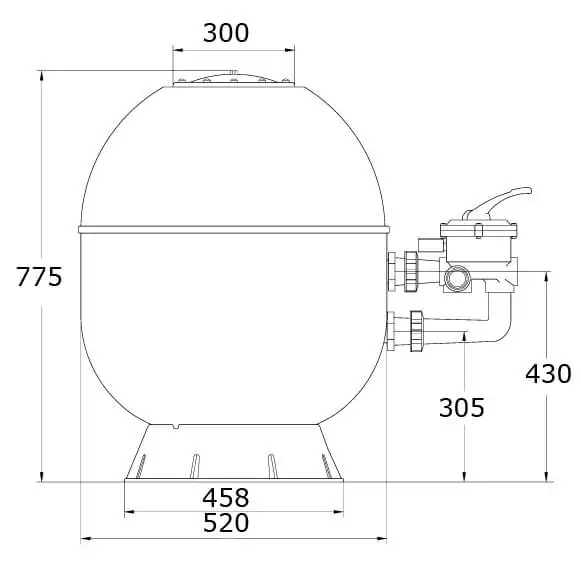 Размеры Kripsol AK520