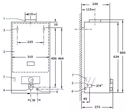 Колонка Vaillant MAG pro 11-0/0 XZC+