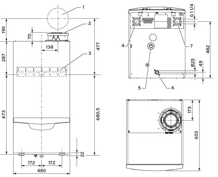схема Vaillant eco TEC plus VU OE 806/5-5