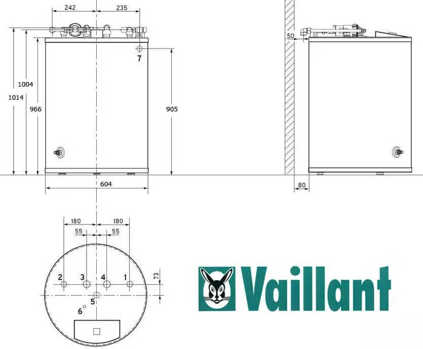 Бойлер Vaillant unistor vih r 150