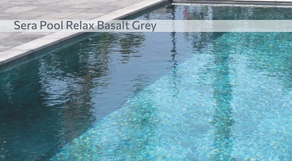 Керамогранитная плитка для бассейна Sera Pool Relax Basalt Grey