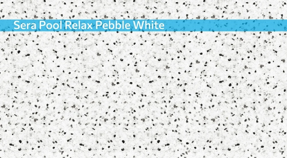 Керамогранитная плитка для бассейна Serapool Pebble White