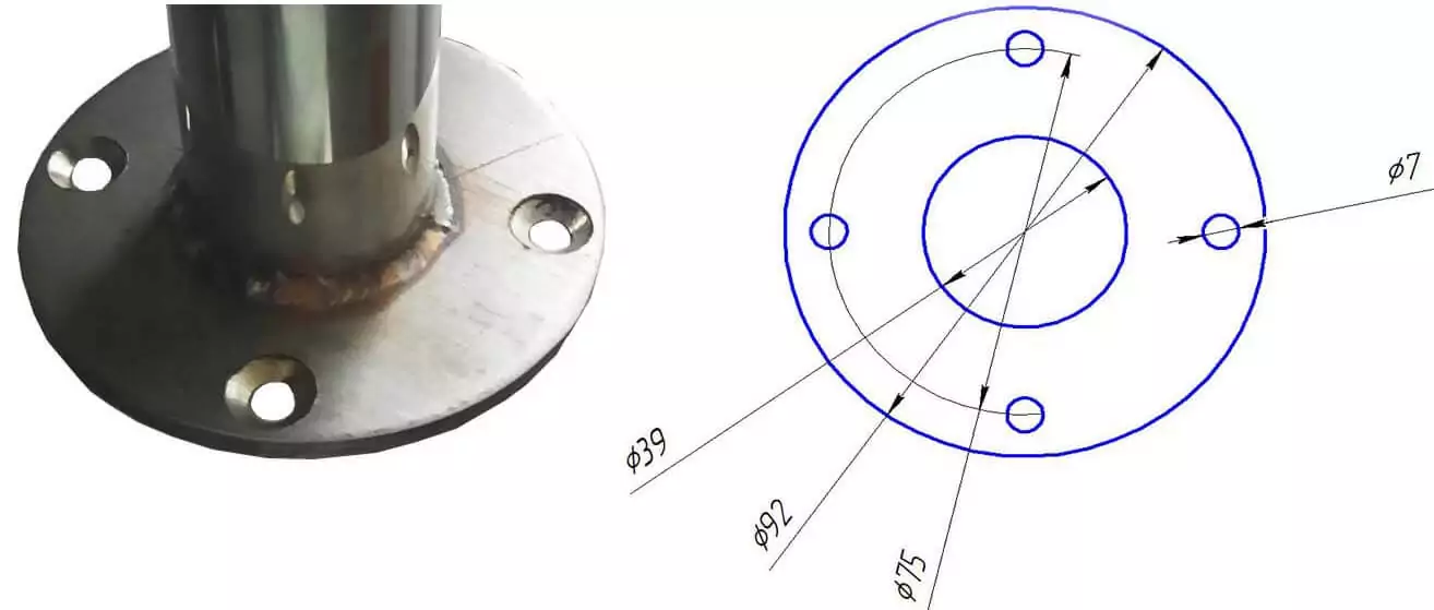 AquaDyn De lux Mixta лестница для бассейна 4 ступени