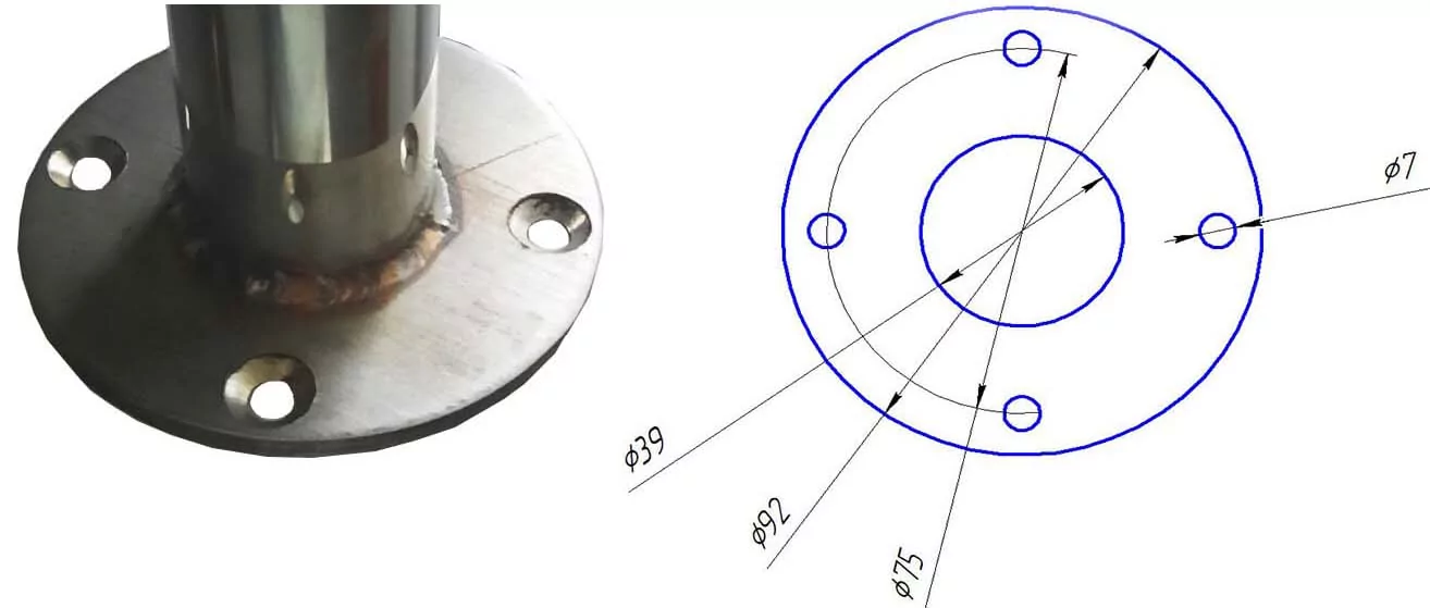 AquaDyn Standard лестница для бассейна 2 ступени