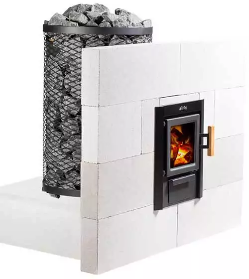 FinTec Kjeld MH 17.5 кВт дровяная каменка с выносной топкой