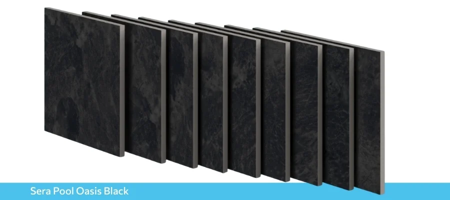 Serapool Nove Series Oasis Black, 9 плиток формата 15 × 15 см Serapool Nove Series Oasis Black, 9 плиток формата 15 × 15 см