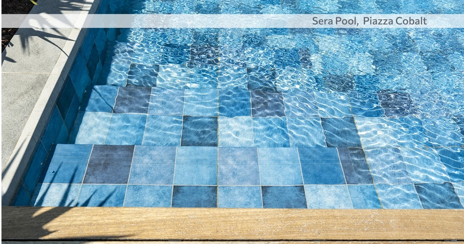 Serapool Piazza Cobalt керамогранітна плитка для басейну
