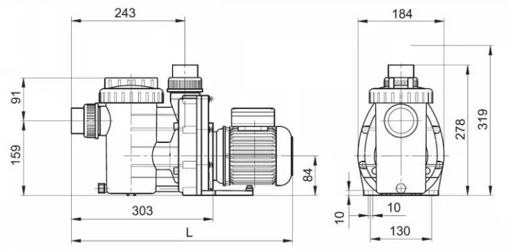 Winter.Pumpen Home 8 - 10 м3/час насос для бассейна