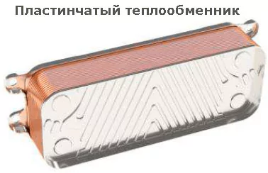 Пластинчатый теплообменник котла