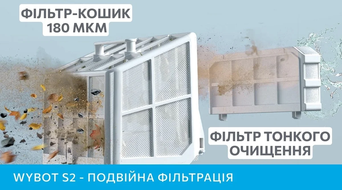 Wybotics&nbsp;WY210C/ S2, двойная фильтрация