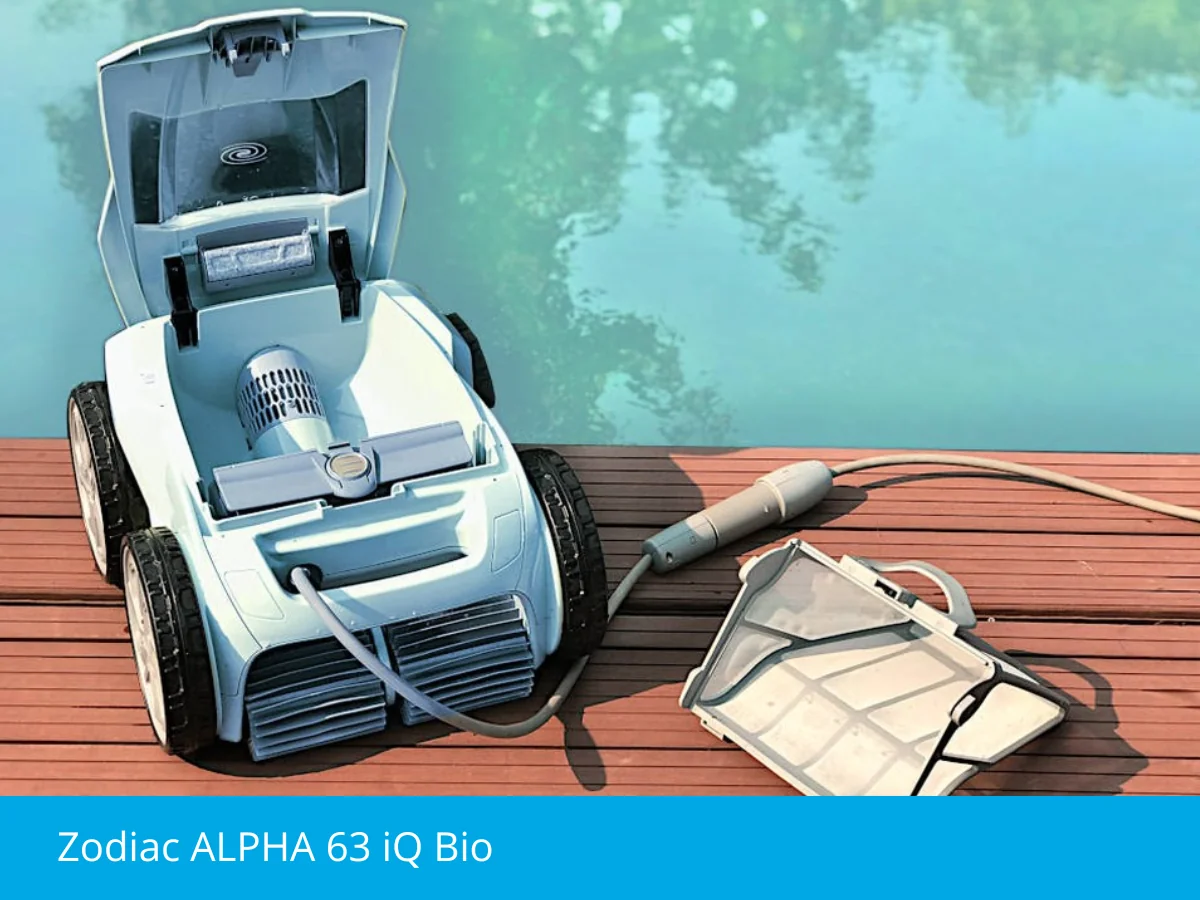 Zodiac Alpha 63 iQ BIO робот-пылесос для пруда и био-бассейна